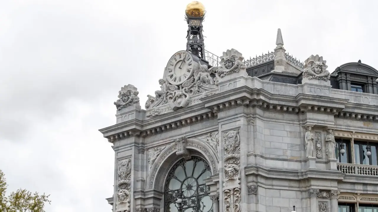Archivo - Fachada del Banco de Espa&ntilde;a.