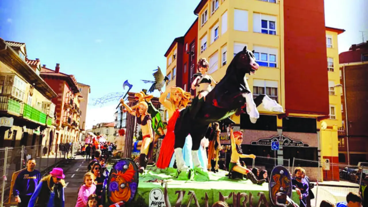 Carroza ganadora del Concurso de San Mateo 2019.