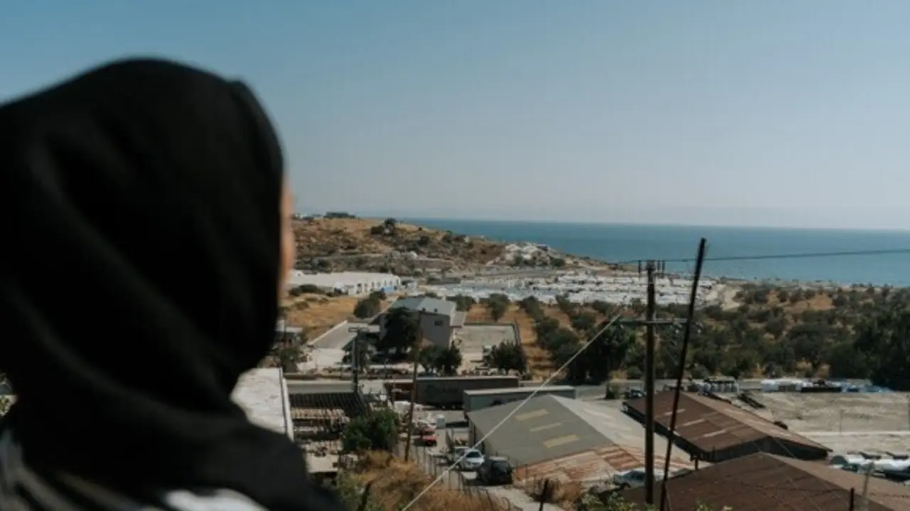 Mariam, una mujer afgana, madre de una ni&ntilde;a de dos a&ntilde;os, que vive en Lesbos desde hace dos a&ntilde;os
