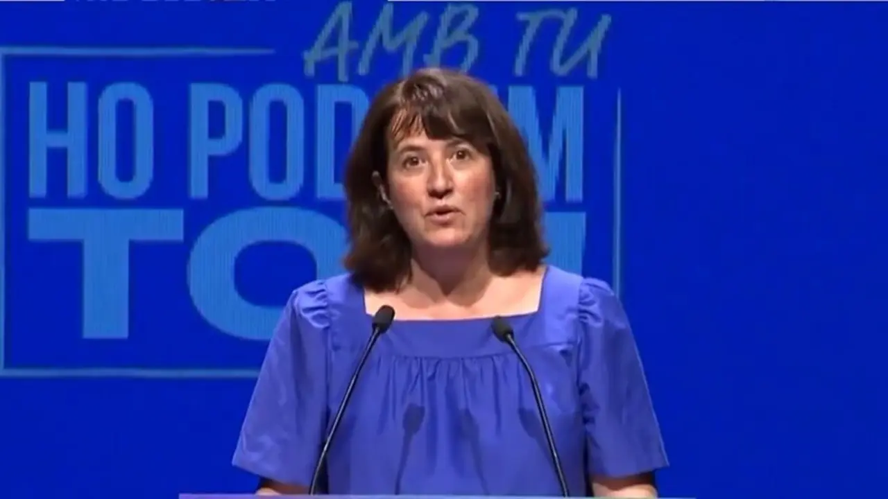 Archivo - La presidenta de la ANC, Elisenda Paluzie