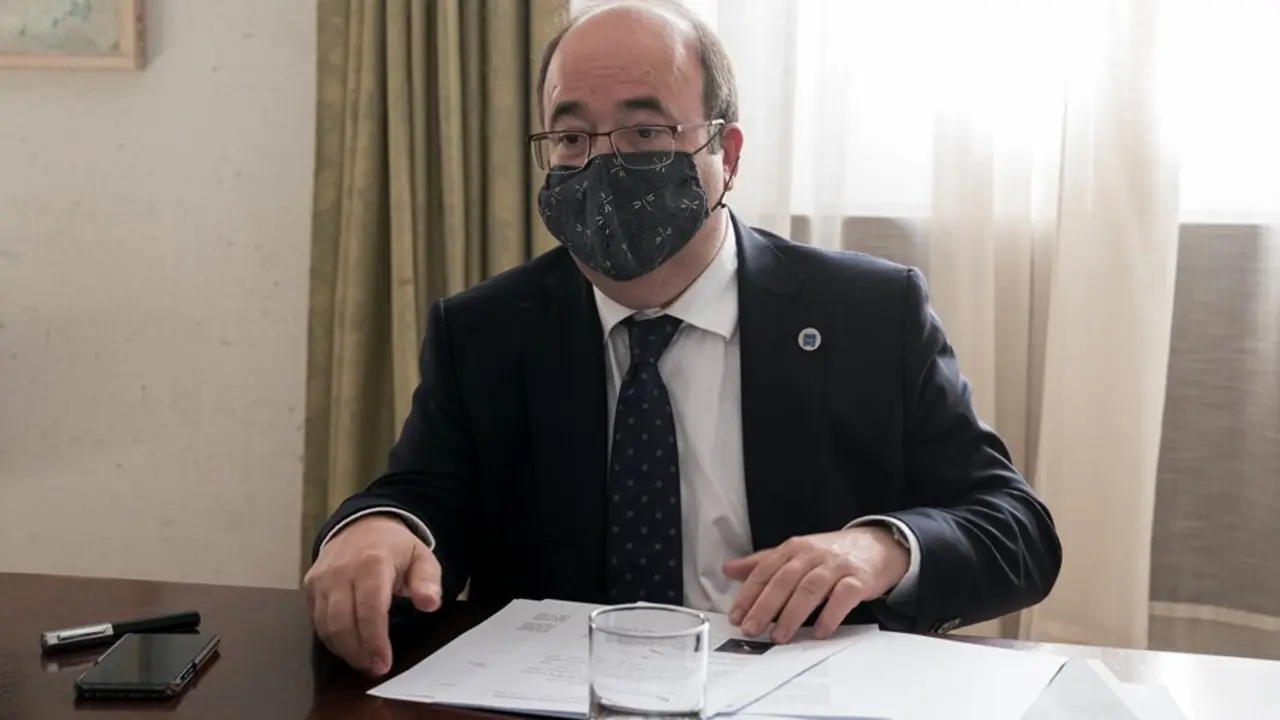 El ministro de Cultura y Deporte, Miquel Iceta,, a 24 de agosto de 2021, en Madrid, (Espa&ntilde;a).