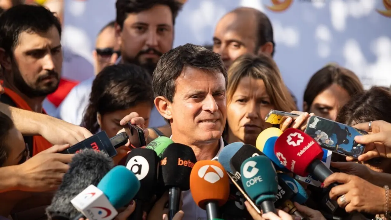 Archivo - El concejal del Ayuntamiento de Barcelona y exprimer ministro franc&eacute;s, Manuel Valls, en una foto de archivo. 