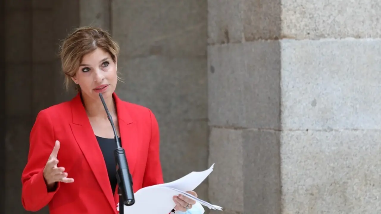 La portavoz del PSOE en la Asamblea, Hana Jalloul