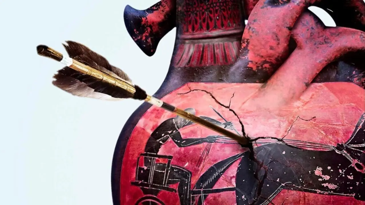 Archivo - Parte del cartel de 'Circe', la &oacute;pera que se estrenar&aacute; en el Teatro de la Zarzuela