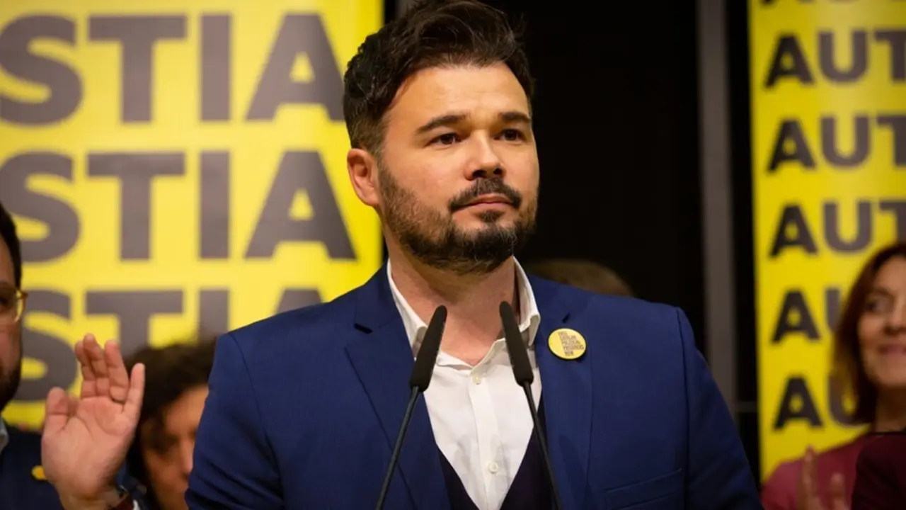 Archivo - El diputado al Congreso de los Diputados por ERC, Gabriel Rufian, en una imagen de archivo.