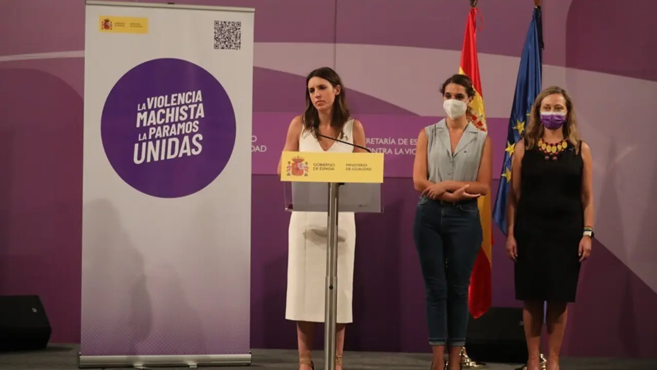 Archivo - La ministra de Igualdad, Irene Montero en un acto
