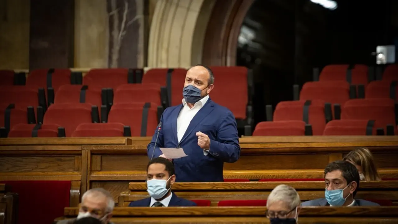 Archivo - El l&iacute;der del PP en Catalunya, Alejandro Fern&aacute;ndez