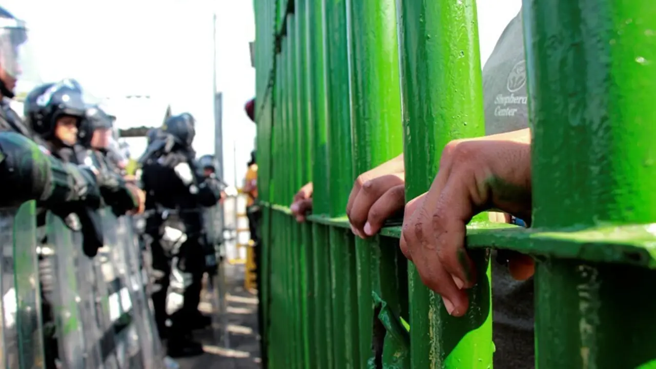 Archivo - Migrantes centroamericanos en la frontera sur de M&eacute;xico