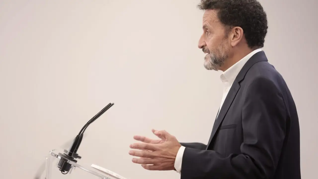 El portavoz parlamentario de Ciudadanos, Edmundo Bal, ofrece una rueda de prensa en el Congreso