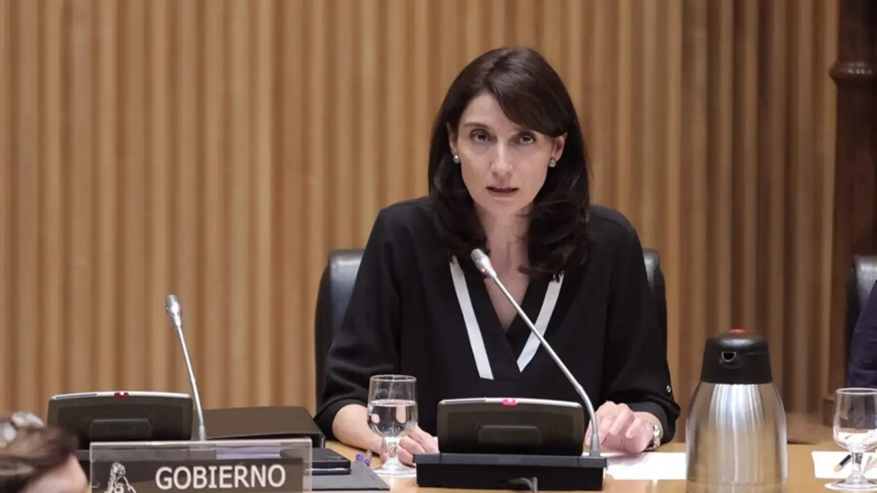La ministra de Justicia, Pilar Llop, acude a comparecer en la comisi&oacute;n de su departamento en el Congreso de los Diputados, a 9 de septiembre de 2021, en Madrid (Espa&ntilde;a). 