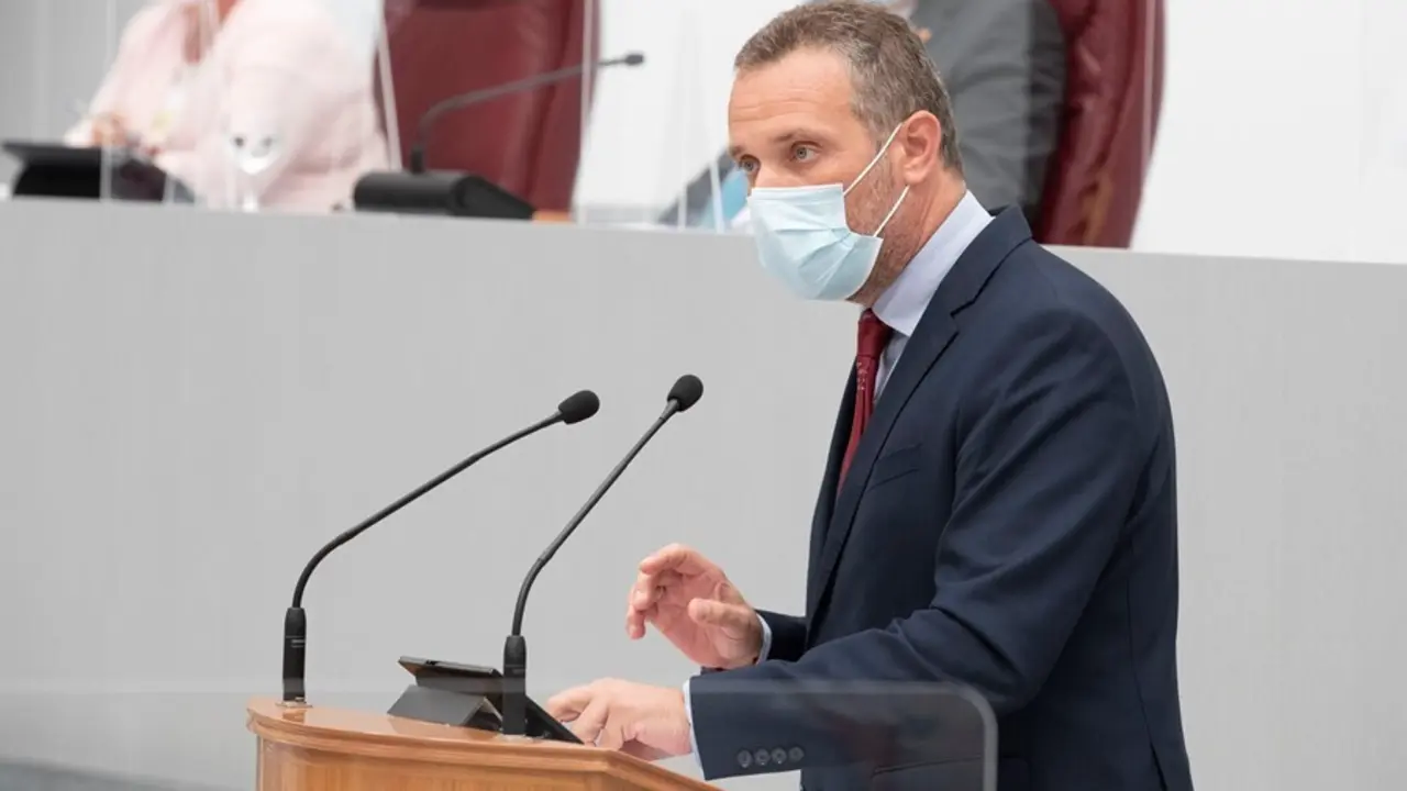 El portavoz del Grupo Parlamentario, Joaqu&iacute;n Segado