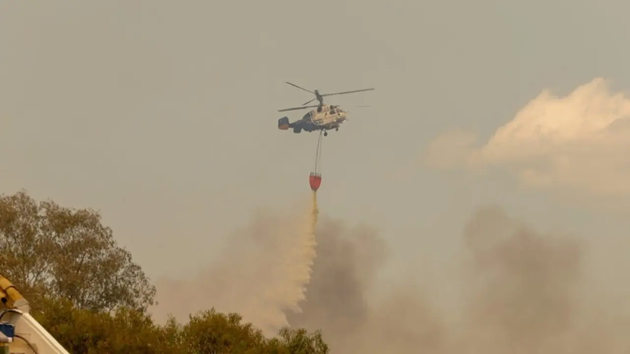 Incendio de Sierra Bermeja en una imagen de archivo 