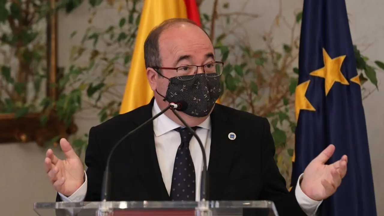 El ministro de Cultura y Deporte, Miquel Iceta