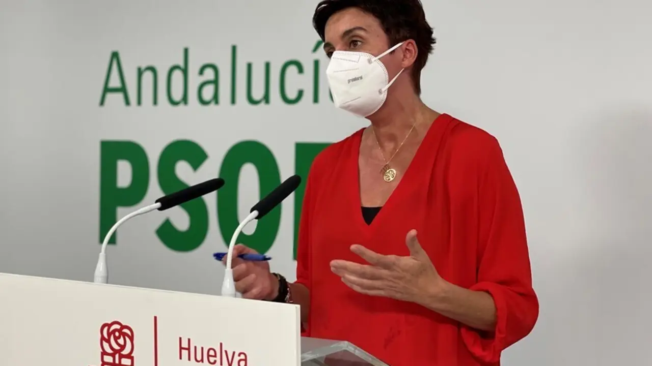 La responsable de Sanidad y Educaci&oacute;n del PSOE de Huelva, Susana Rivas.