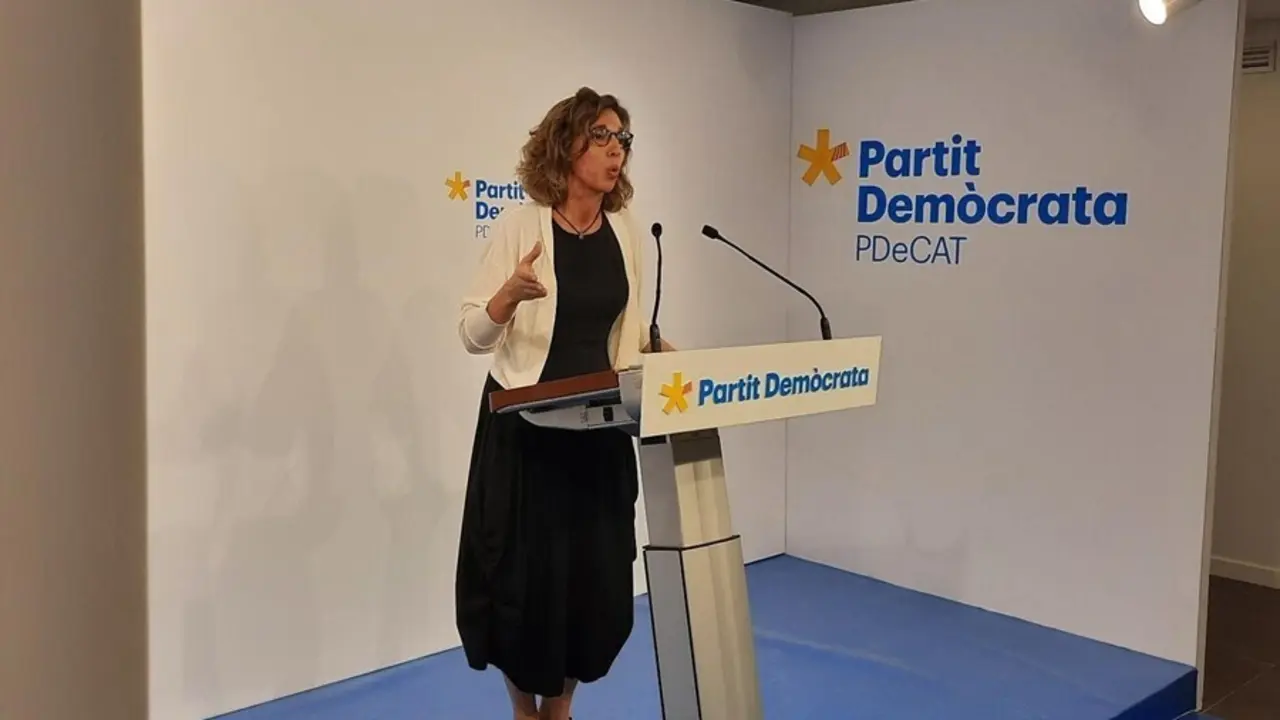 Archivo - La secretaria general del PDeCAT, &Agrave;ngels Chac&oacute;n