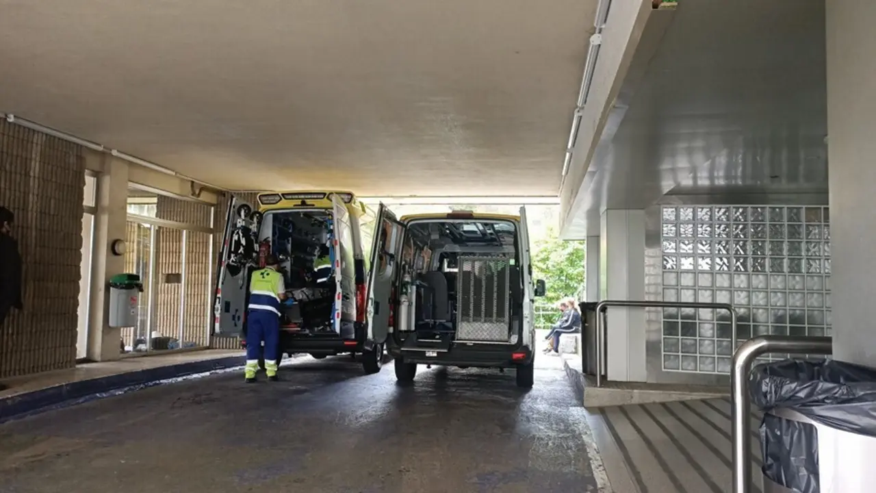 Archivo - Imagen del servicio de Urgencias en el Hospital de Galdakao