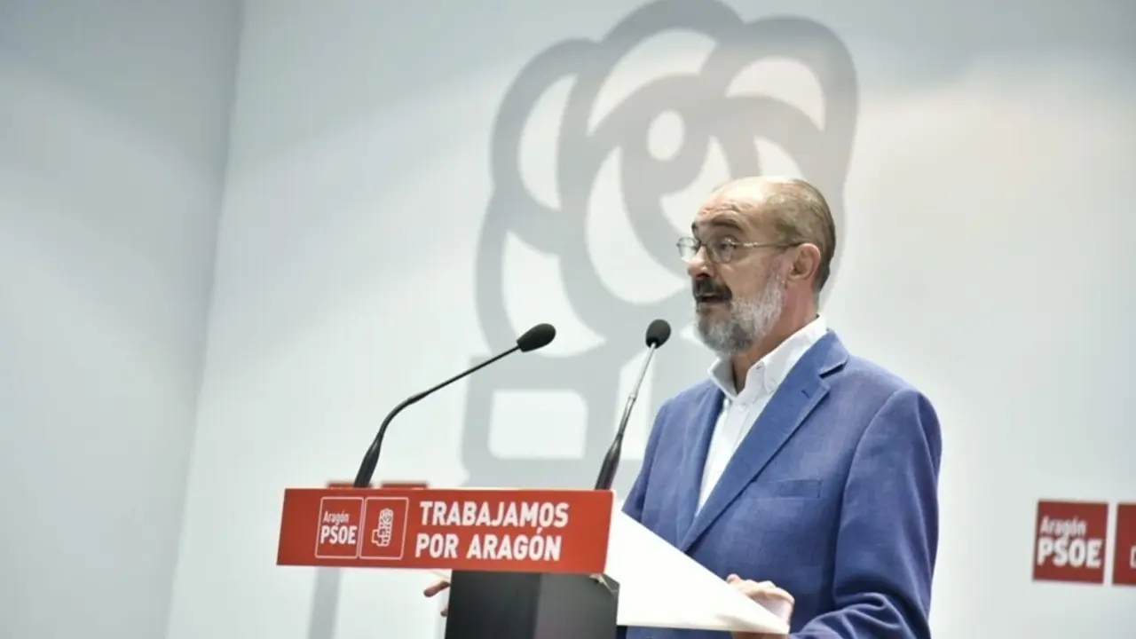 El presidente del Gobierno de Arag&oacute;n, Javier Lamb&aacute;n.