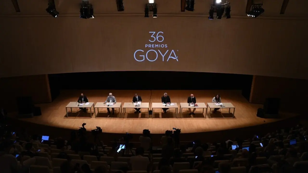 Rueda de prensa de los Goya 2022 en el Palau de Les Arts