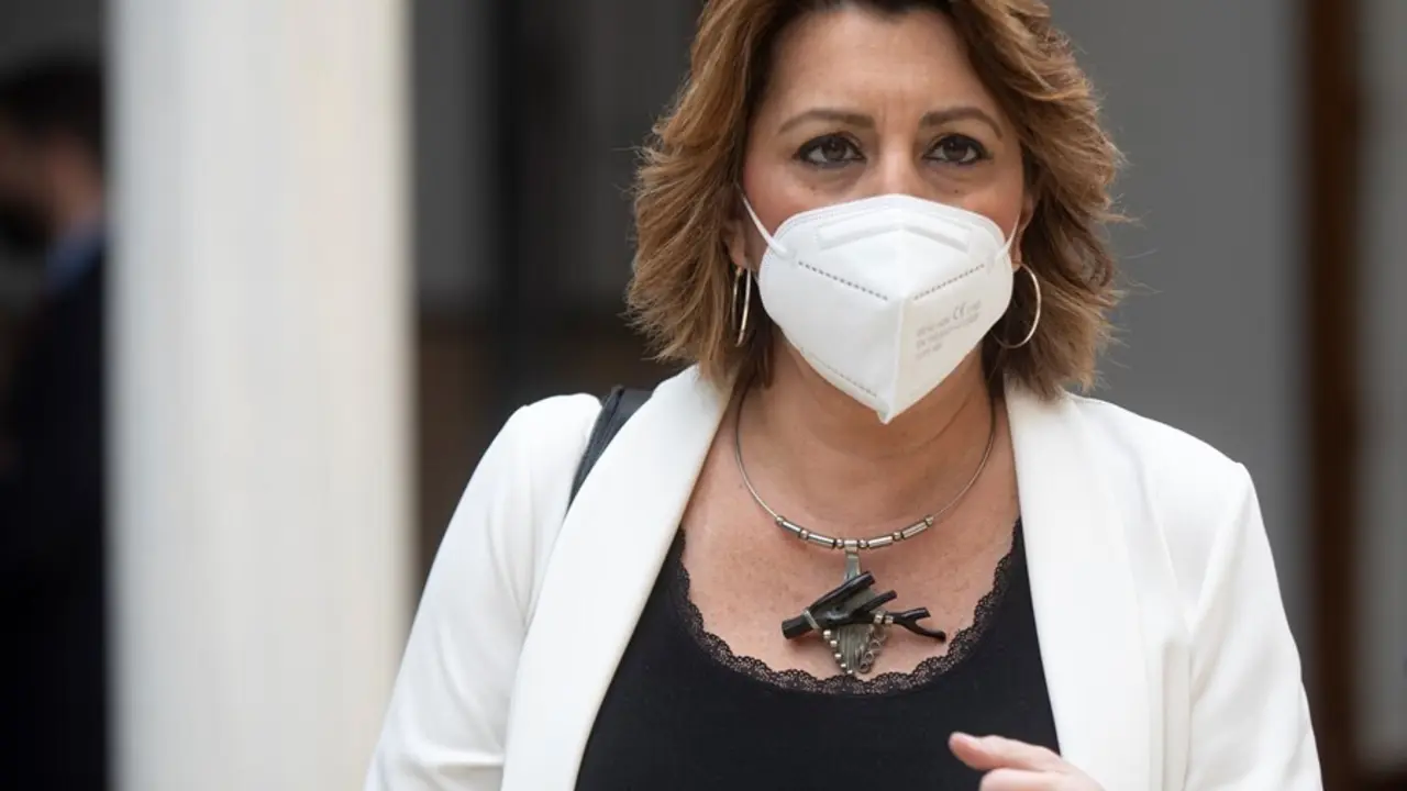 Archivo - La secretaria general del PSOE-A, Susana D&iacute;az, en una foto de archivo.