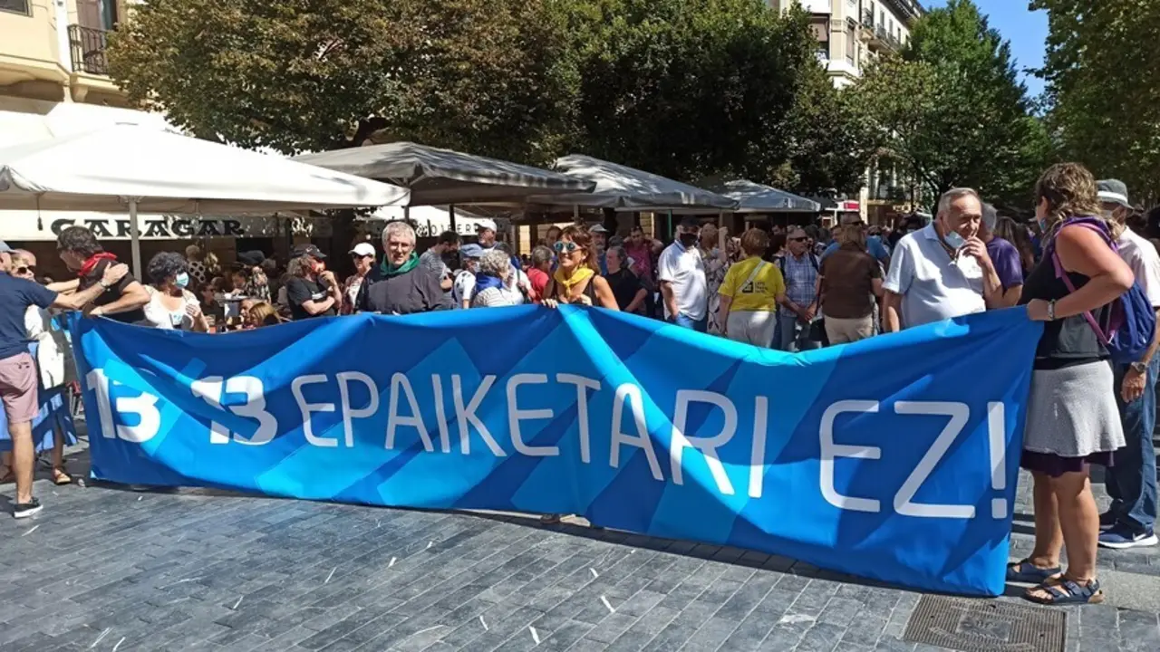 Manifestaci&oacute;n contra el sumario 13/13