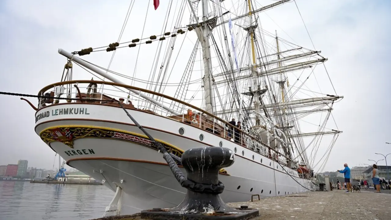 El velero noruego &lsquo;Statsraad Lehmkuhl&rsquo;