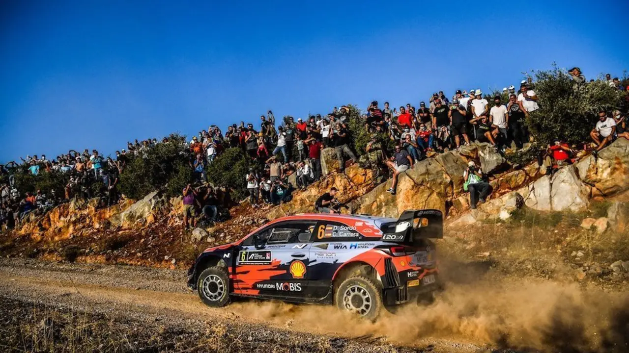 Dani Sordo en acci&oacute;n.