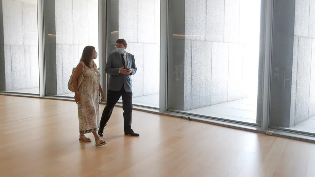 Archivo - El president de la Generalitat, Ximo Puig, y la presidenta balear, Francina Armengol. 