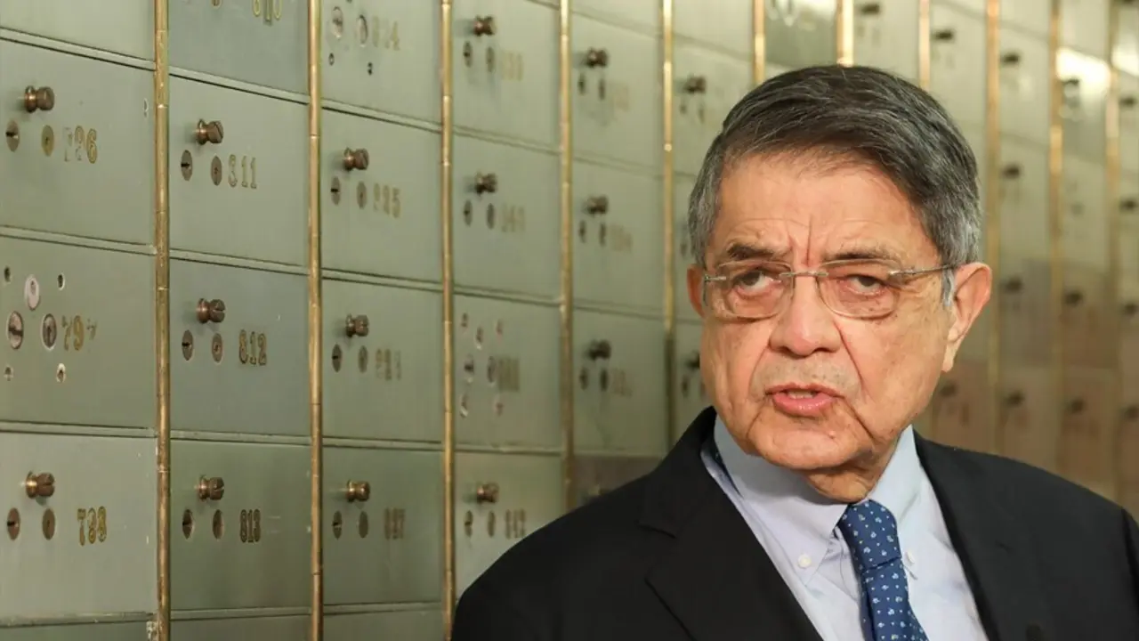 El escritor nicarag&uuml;ense Sergio Ram&iacute;rez durante el acto de entrega del Legado de Rub&eacute;n Dar&iacute;o en la Caja de las Letras del Instituto Cervantes, a 13 de septiembre de 2021, en Madrid, (Espa&ntilde;a). El Instituto Cervantes abre su Caja de las Letras para albergar