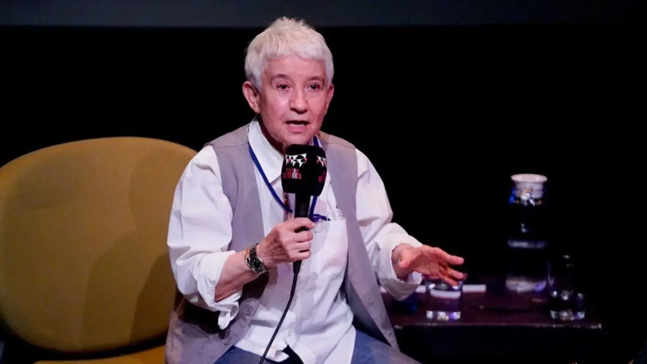 Archivo - La directora general de Diversidad Sexual y Derechos LGTBI, Boti Garc&iacute;a Rodrigo, durante la presentaci&oacute;n de su libro 'Mayo del cuarenta y cinco' , en el Teatro del Barrio, el pasado 29 de junio de 2021, en Madrid