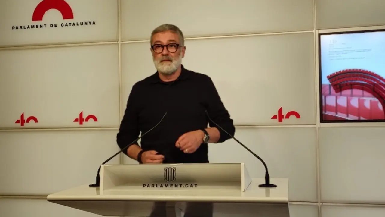 Archivo - El diputado electo de la CUP Carles Riera