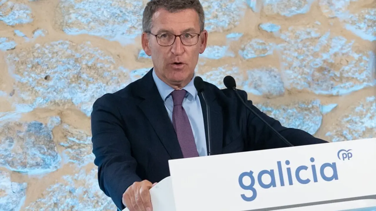 El presidente de la Xunta y l&iacute;der del PP gallego, Alberto N&uacute;&ntilde;ez Feij&oacute;o, interviene en el comit&eacute; ejecutivo de su partido