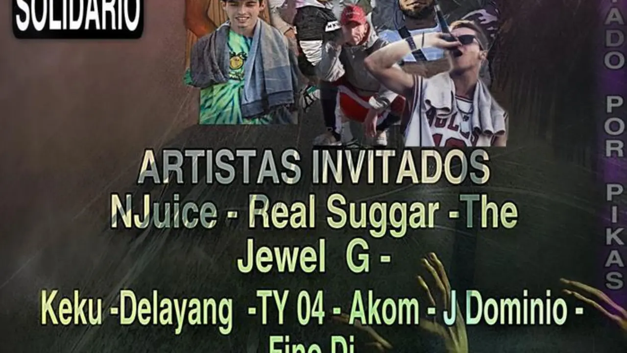 Cartel del concierto solidario en La Morada