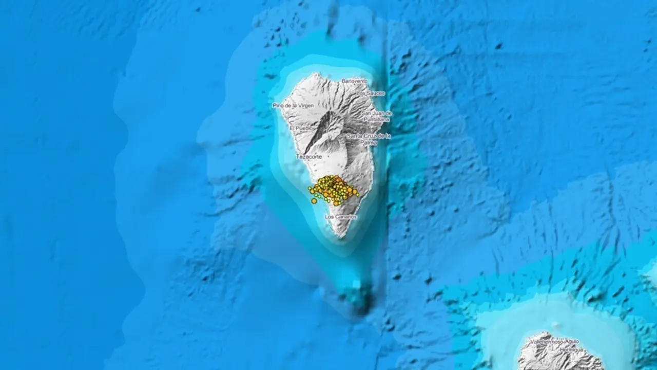 Actividad s&iacute;smica en La Palma