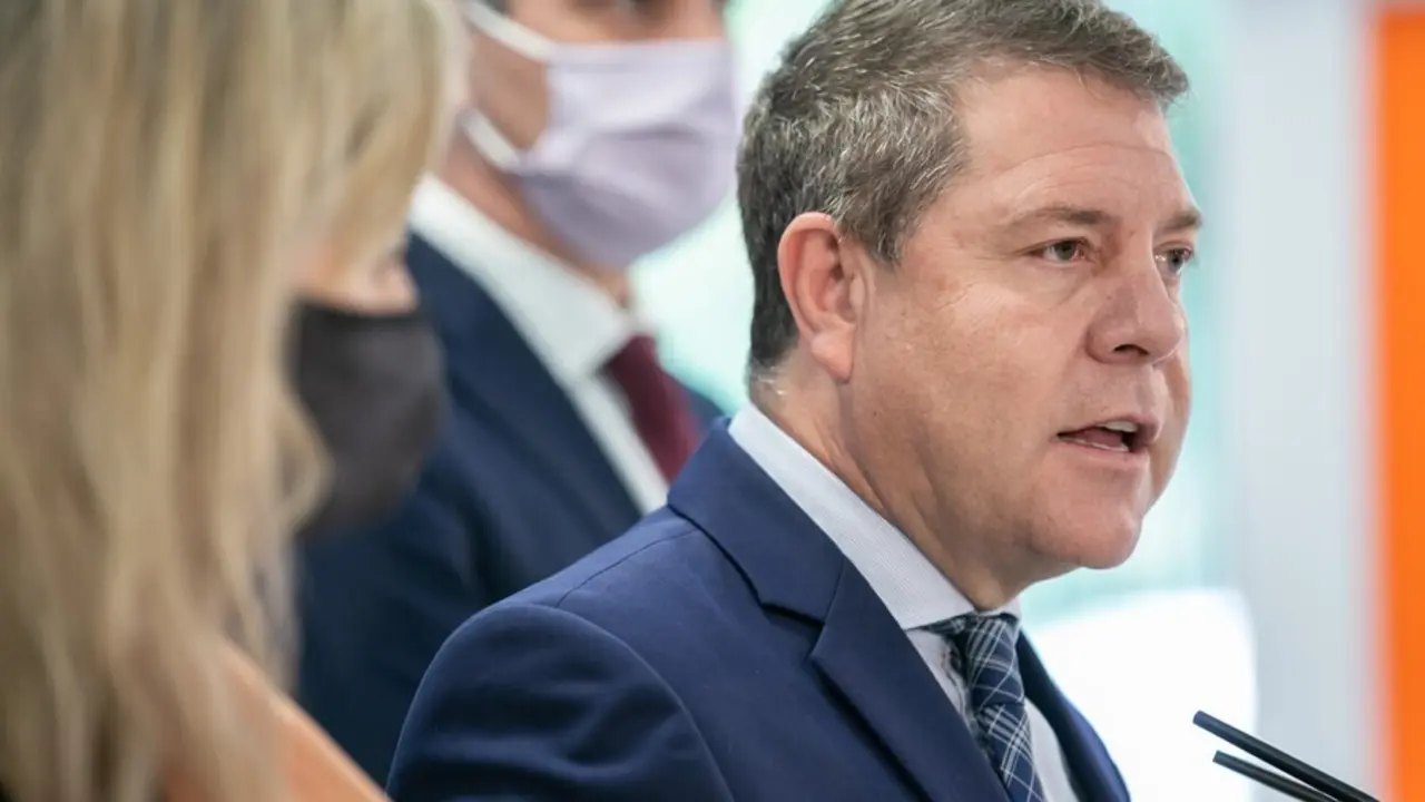 El presidente de Castilla-La Mancha, Emiliano Garc&iacute;a-Page, preside el Consejo de Gobierno itinerante que se celebra en Sese&ntilde;a
