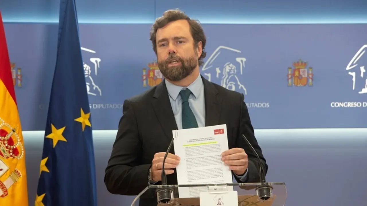 Archivo - El portavoz parlamentario de Vox, Iv&aacute;n Espinosa de los Monteros