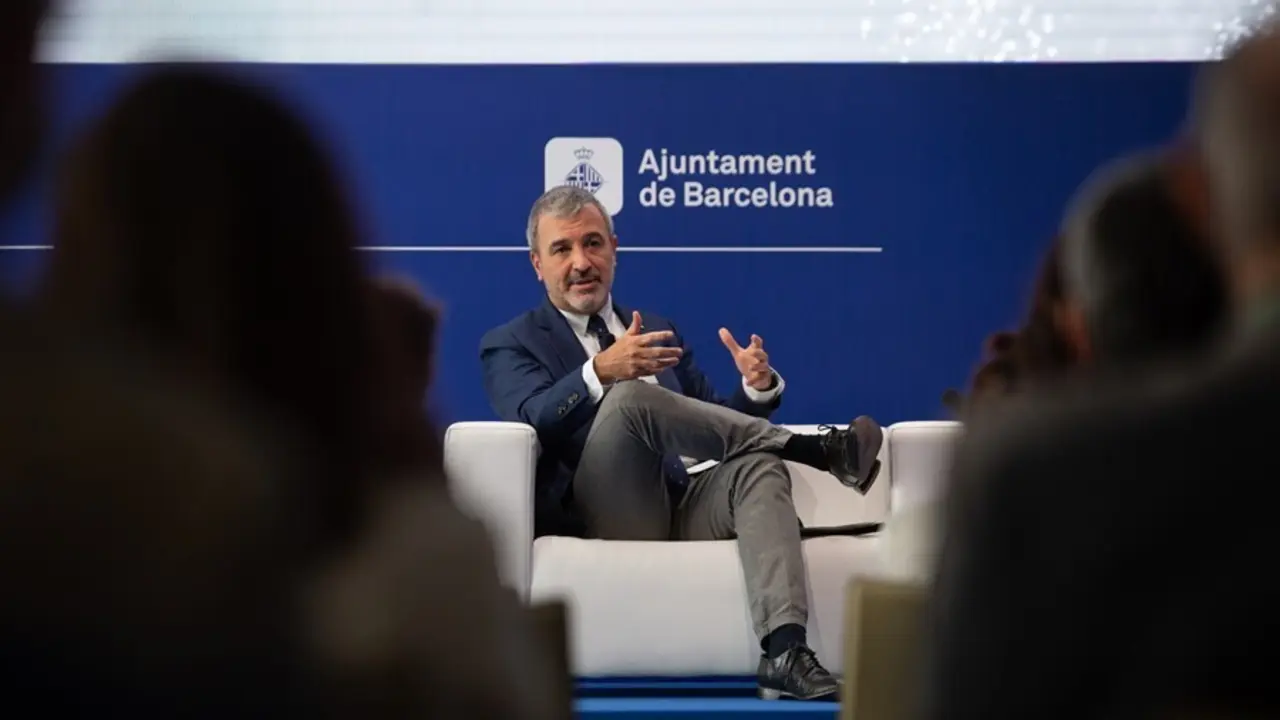 Archivo - El primer teniente de alcalde de Barcelona, Jaume Collboni, en la sesi&oacute;n en la Reuni&oacute; Cercle d&rsquo;Economia &lsquo;Barcelona ante la competitividad global&rsquo;.
