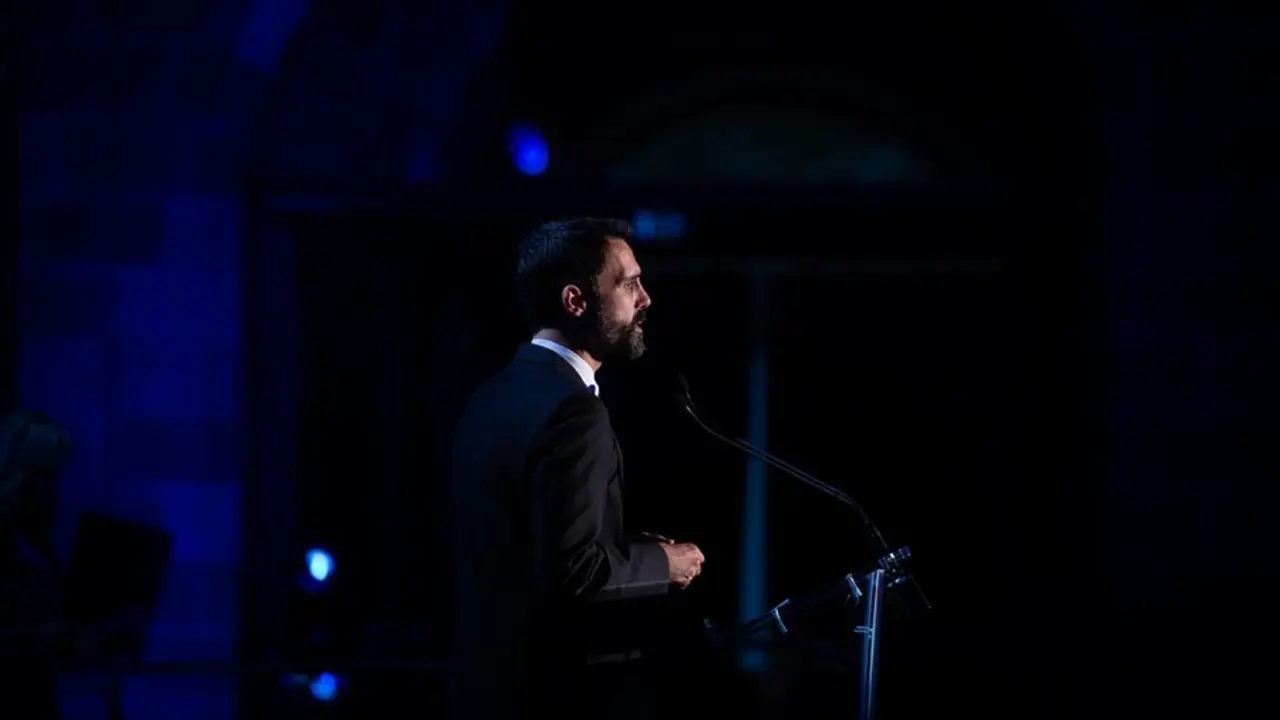 Archivo - El conseller de Empresa y Trabajo, Roger Torrent, concluye la entrega presencial de los premios 'Empresa de l'Any 2020', a 22 de julio de 2021, en Barcelona, Catalu&ntilde;a, (Espa&ntilde;a).