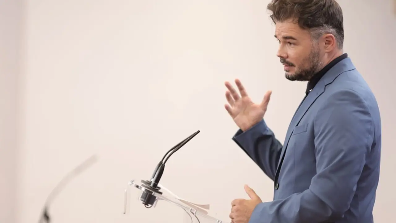 El portavoz parlamentario de la ERC, Gabriel Rufi&aacute;n