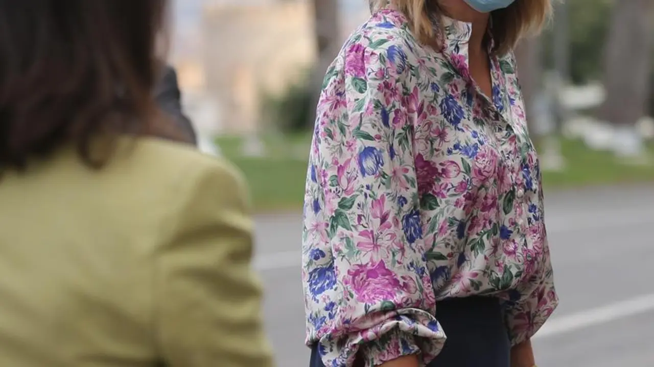 La ministra de Defensa Margarita Robles acompa&ntilde;ada por la ministra de Educaci&oacute;n y Formaci&oacute;n Profesional, Pilar Alegr&iacute;a inaugura el curso acad&eacute;mico 2021-2022 en la Academia de Infanter&iacute;a de Toledo.