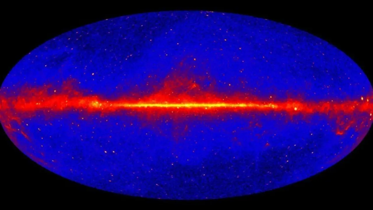 Una vista detallada del cielo de rayos gamma