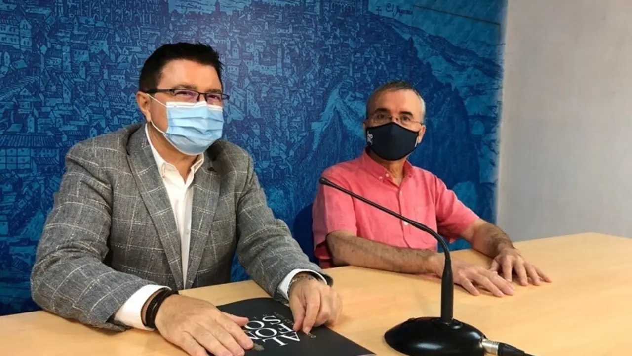 El edil de Cultura de Toledo, Teo Garc&iacute;a, en rueda de prensa.