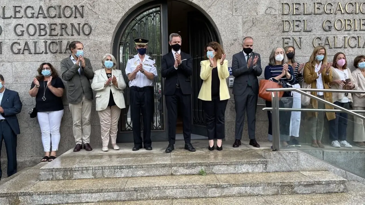 Concentraci&oacute;n ante la Delegaci&oacute;n del Gobierno por el crimen machista de A Coru&ntilde;a
