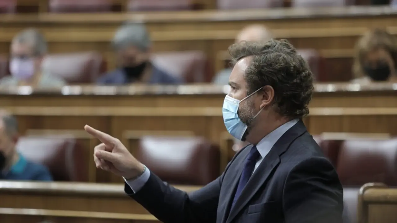 El portavoz parlamentario de Vox, Iv&aacute;n Espinosa de los Monteros.