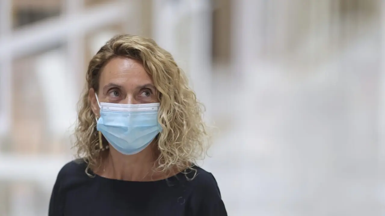 La presidenta del Congreso de los Diputados, Meritxell Batet, se dirige a una Junta de Portavoces en el Congreso de los Diputados, a 14 de septiembre, en Madrid (Espa&ntilde;a).