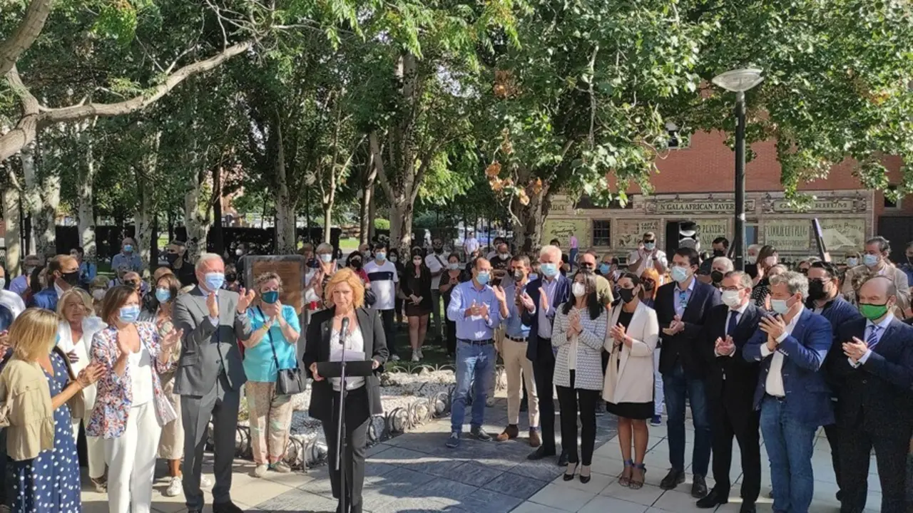 Homenaje a las v&iacute;ctimas del terrorismo en Zaragoza.