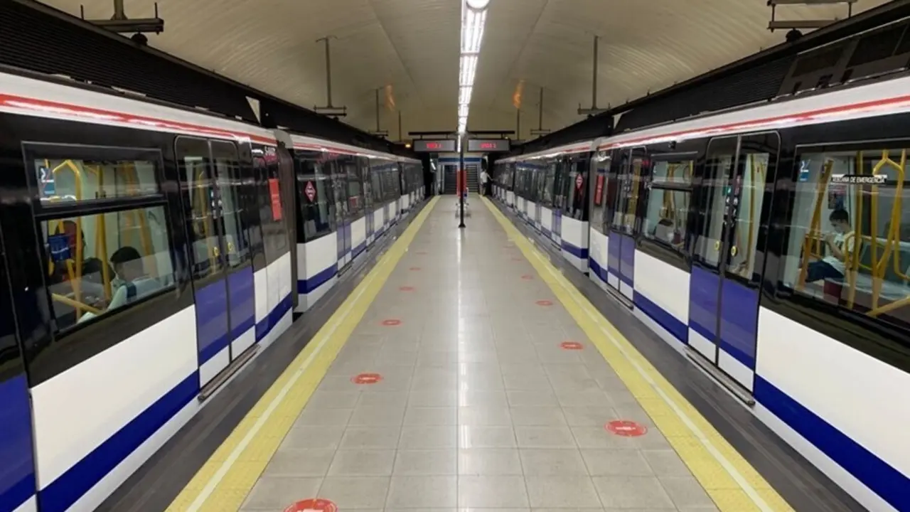 Imagen de recurso de una estaci&oacute;n de Metro de Madrid.
