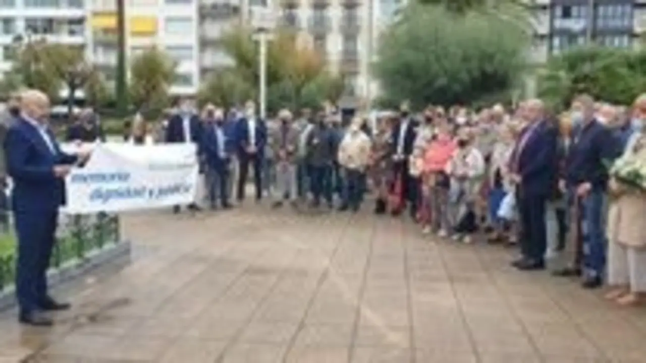Concentraci&oacute;n de la AVT en San Sebasti&aacute;n
