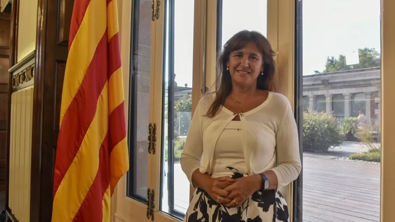 La presidenta del Parlament, Laura Borr&agrave;s