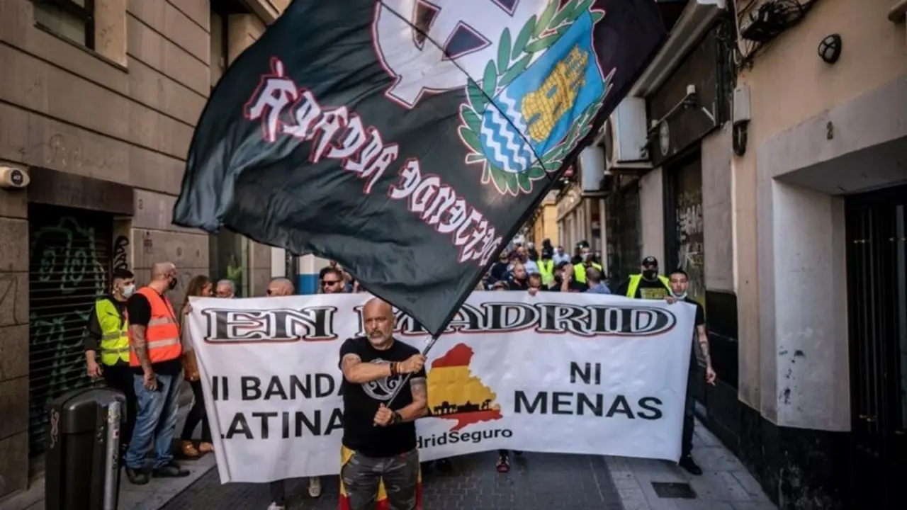 Manifestaci&oacute;n neonazi en Chueca, Madrid