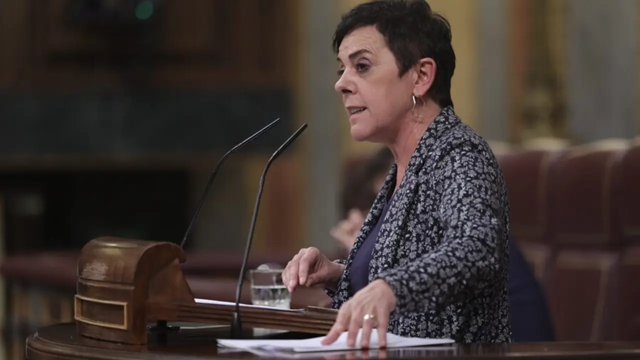 Archivo - La portavoz de EH Bildu en el Congreso, Mertxe Aizpurua